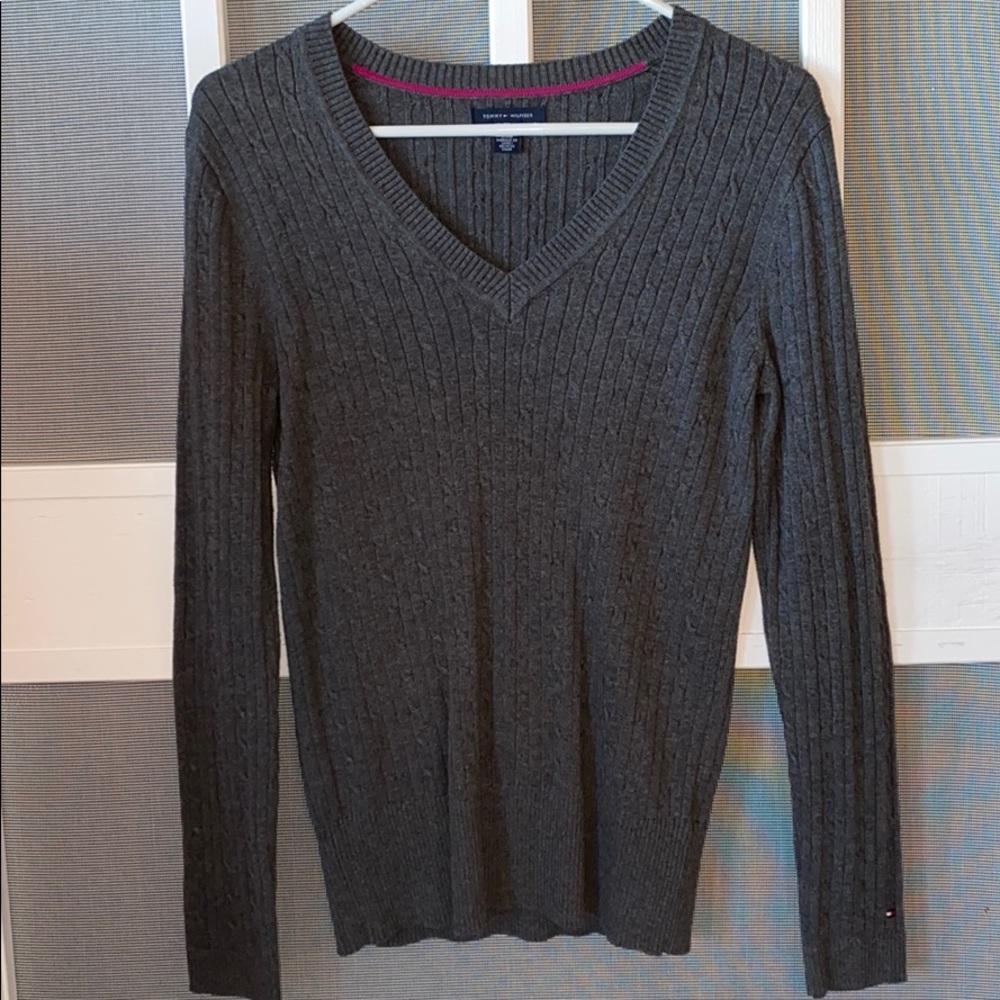 V-neck sweater